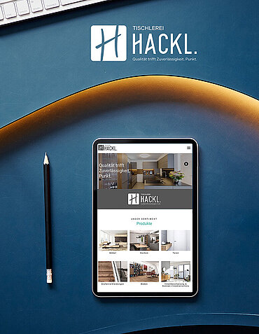 Website Tischlerei Hackl